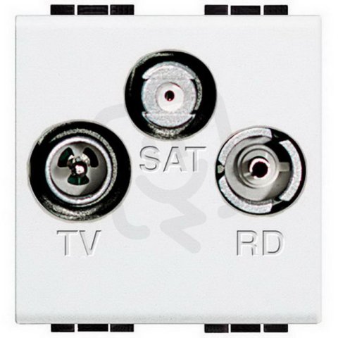 Legrand N4210D BTL ZÁSUVKA TV/RD/SAT,KONC,2M