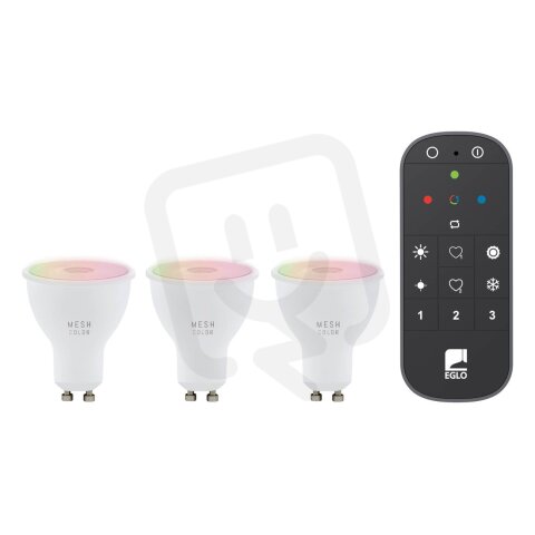 Světelný zdroj SET 3XLM-ZIG-RGB/CCT GU10 4,5W+1XFB 3X4,5W EGLO 110309
