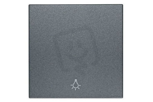 Kryt spínačů a ovladačů, symbol světlo, antracit SCHRACK EV112005--