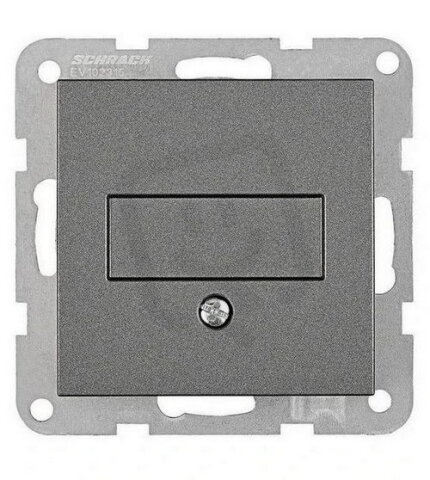 Záslepka na krabici, bez rámečku, antracit SCHRACK EV112315--