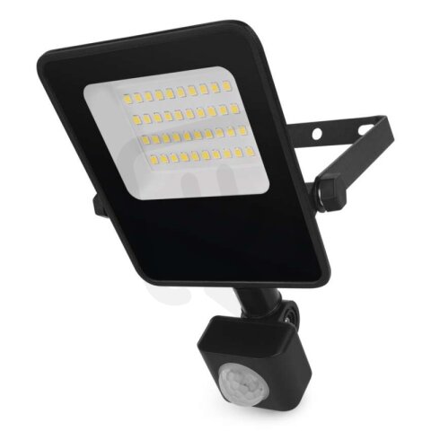 LED reflektor VISIO s pohybovým čidlem, 20 W, černý, neutrální bílá EMOS ZS2923
