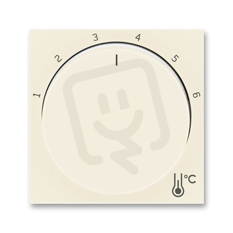 Kryt termostatu s otočným ovládáním, slonová kost/bílá ABB 3292H-A00300 17