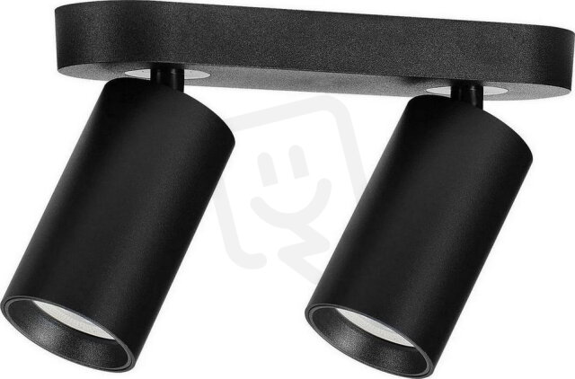 YORLI černá GU10 2x MAX 7W IP20