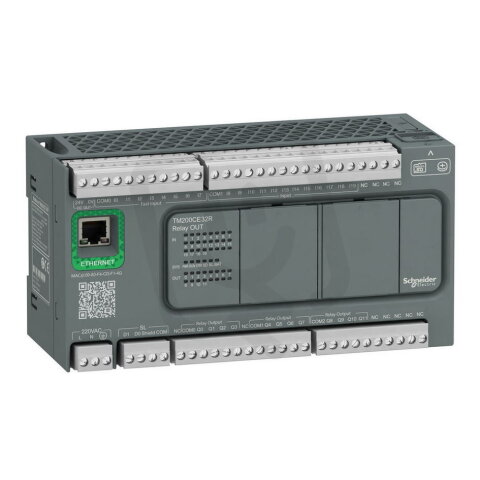 PLC Modicon M200, 100-240VAC, 18DI, 14DO relé, Ethernet SCHNEIDER TM200CE32R