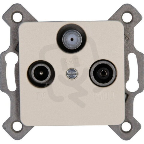 915801080 Antenna socket TV/RF/SAT singl