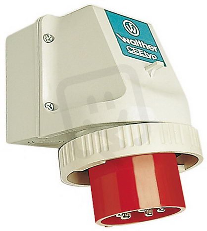 Walther 638509 Nástěnná přívodka 32A 5P 230V 9h IP67