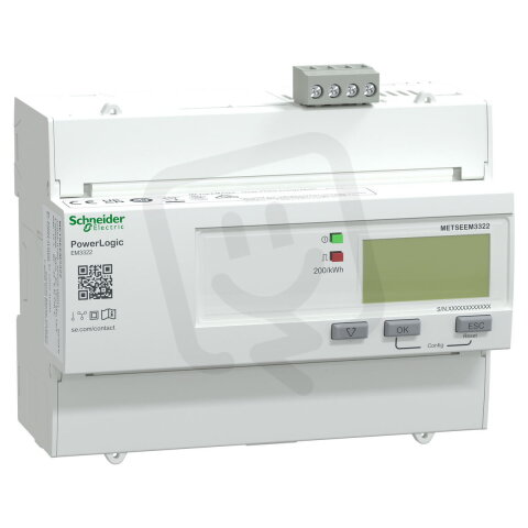METSEEM3322 Elektroměr, přímý 100A, RS48
