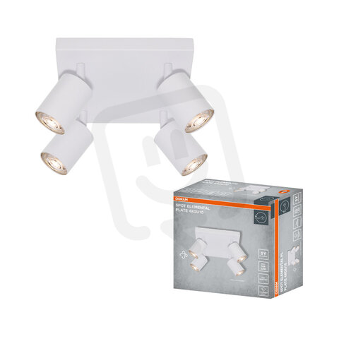 LED SPOT ELEMENTAL WHITE 4XGU10 PLATE WHITE OSRAM 4099854587696
