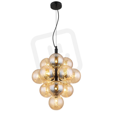 Závěsné svítidlo CONOR černá matná 13xG9, max. 4W LED 230V GLOBO 56146H