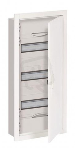 Zapuštěná rozvodnice ABB U41R3 -36M s dveřmi