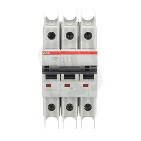 ABB SU203M-C35 jistič char. C 10kA 35A 3P  dle UL489 a CSA 22.2 No. 5