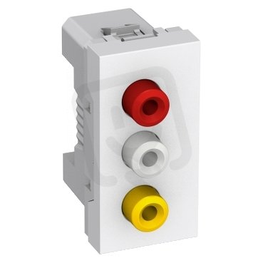 ALB44372 Zásuvka s 3xRCA konektory, pola