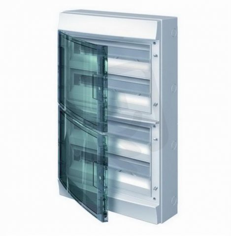 Rozvodnice nástěná, 72 Modulů, plastová