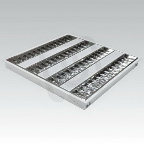 Kancelářské svítidlo s mřížkou ELLIS T5 228 V-PAR EM3h IP20 NBB 910452215