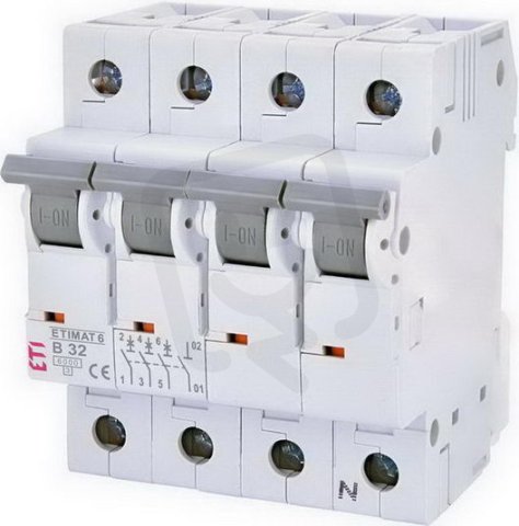 Jistič ETIMAT 6 3p+N B32 6kA ETI 002116519