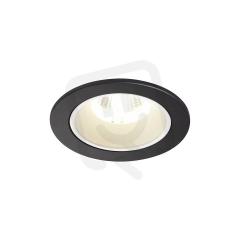 NUMINOS DL S vnitřní LED zápustné stropní svítidlo černá/bílá 4000K 20°