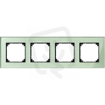 Merten Rámeček čtyřnásobný M-Elegance, Emerald Green SCHNEIDER MTN404404