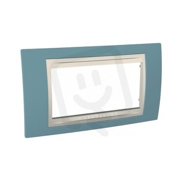 Unica Allegro Krycí rámeček čtyřmodulový Manganese/Marfil SCHNEIDER MGU6.104.573