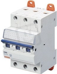 Jistič GW92068 3P, C, 20A, 6kA, 3M