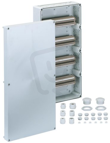 Skříň pro řadové svorkovnice AKi-R 4/136 šedá IP66 IK08 SPELSBERG 74213601