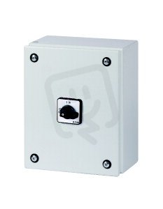 T0-4-8213/SE2 Přepínač s nulovou polohou 4-pól 20A v plech.skříňce IP65 197389