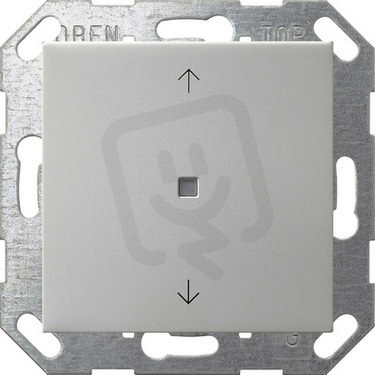 KNX tlačítko kolébka 1f šipky System 55 nerez GIRA 5172600