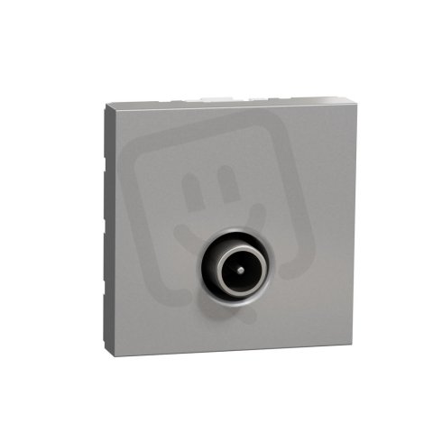 Zásuvka NOVÁ UNICA TV individuální 1,5 dB, 2M, Aluminium SCHNEIDER NU346230