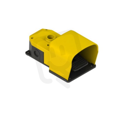 Nožní spínač PX10210, žlutý, IP53 (2NO+2NC) s otvorem M25 pro VFKIT31