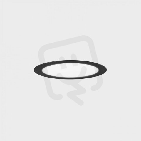 DISC zapuštěné svítidlo s rámečkem pr. 120 mm černá 8 W CRI >80 4000K Non-Dimm