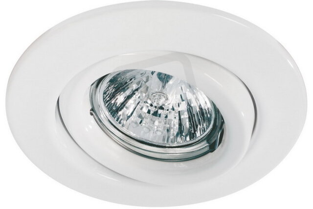 Zápustné svítidlo Quality výklopné max.50W 12V GU5,3 51mm bílá/o 989.71 98971