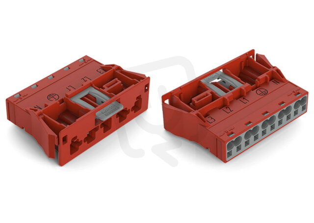 Zástrčka Snap-In 5pól. Kód. P červená WAGO 770-2315