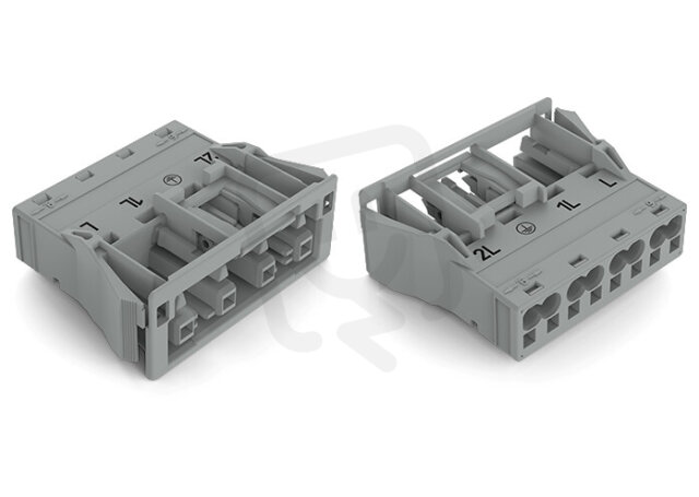 Zásuvka Snap-In 4pól. Kód. B šedá WAGO 770-744/064-000