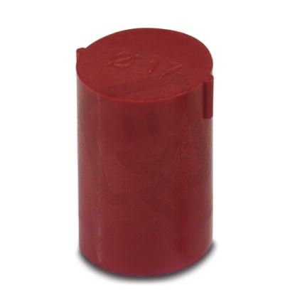 SEALING PLUG 17X17 RD Ucpávková zátka, materiál: PA, barva: červená 1421861