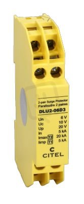 Přepěťová ochrana Telecom/Data DLU2-06D3 6V, 2 páry CITEL 640402