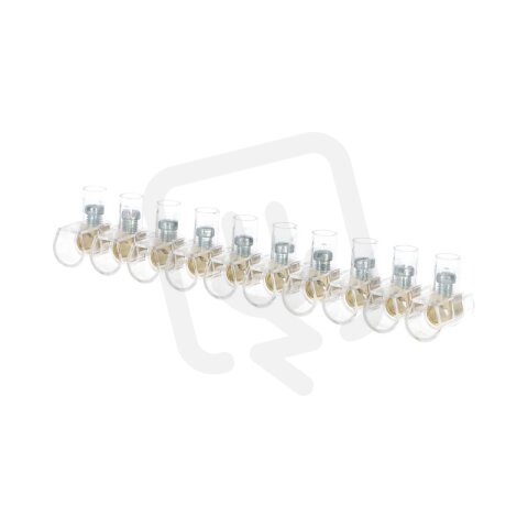 Svorkovnice instalační BK 40 (Boxline) jednostr. T130 PC 10x4mm2 transp. 1000230