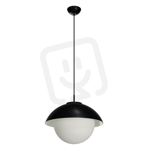 Závěsné LED svítidlo se skleněným stínidlem OSMONT LUKIDA ST3 27W IP40 3K černá