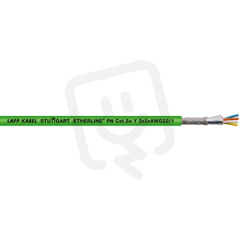 Ethernetový kabel ETHERLINE PN Cat.5e Y 2x2xAWG22 LAPP 2170891