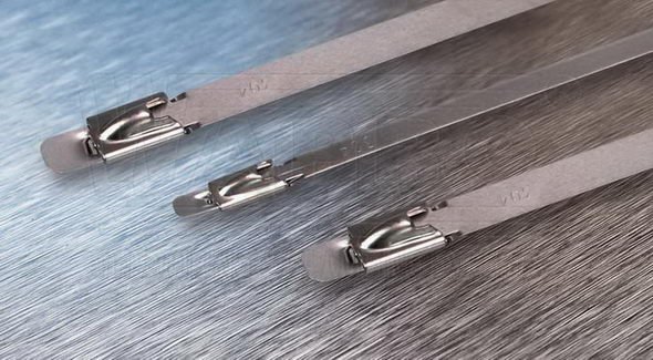 WAPRO WTM-BL-300ST pásky s kuličkovým zámkem BALL LOK, 300 x 4,6 mm, nerez 304