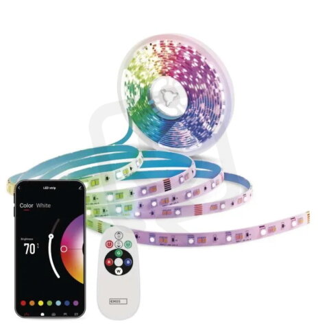 GoSmart LED pásek WiFi 5 m, 22W, 1400lm, RGB/CCT EMOS ZPW518R