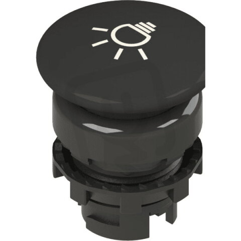 Tlačítko - O 36 mm; Průměr otvoru 22 mm;