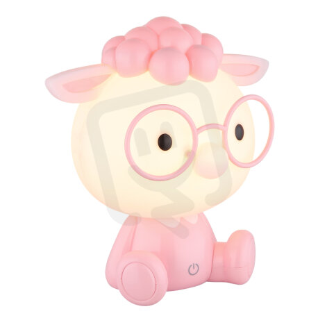 Stolní lampa SHEEPY růžová 1W 3000K GLOBO 21760P