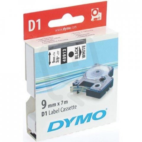 S0720680 40913 DYMO páska D1 samolepicí plastová 9mm,návin 7m