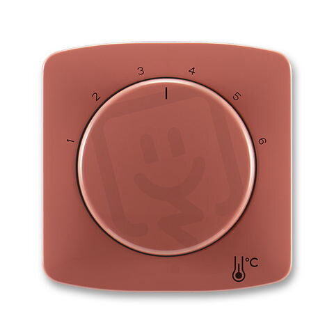 Kryt termostatu s otočným ovládáním, vřesová červená ABB 3292A-A00300 R2