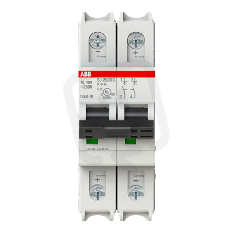 SU202DC-K4; 2 pólový jistič; jmenovitý p