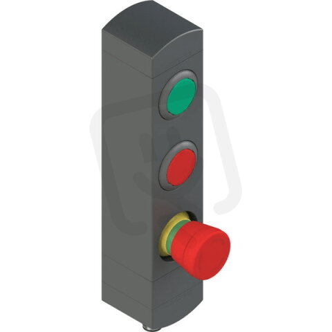 Ovládací jednotka BN 3 prvky (konfigurace A38) 1NO, Konektor M12,12 pólů, IP65