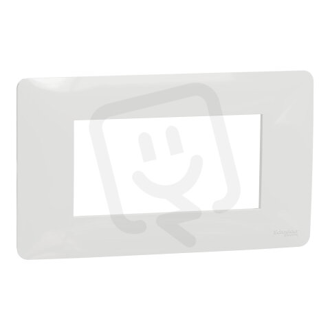 Rámeček NOVÁ UNICA STUDIO čtyřmodulový, Bílý SCHNEIDER NU210418