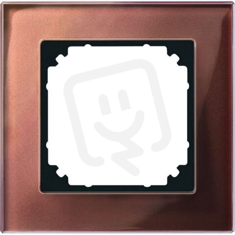 Rámeček M-Elegance 1násobný Mahogany Br SCHNEIDER 489115