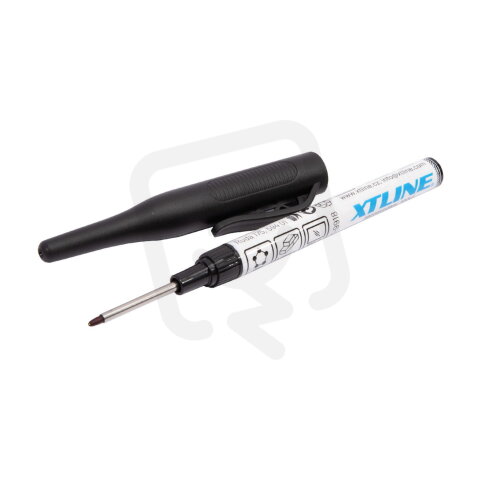 Popisovač tenký + pouzdro černý XTLINE XT13330