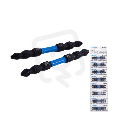 Bit PZ 1/4'' PZ2-PZ2x65 mm (1bal/2ks) XTLINE XT07PZ2