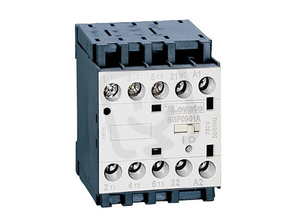 Lovato 11BGP09T4D012 4P MINIstykač 20A AC1 DC zadní pájecí svorky